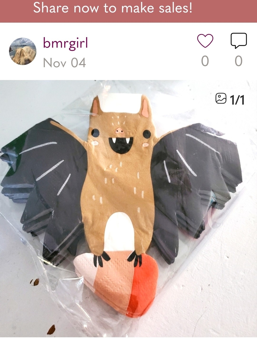 Bat - NAPKINS Fall Decor
